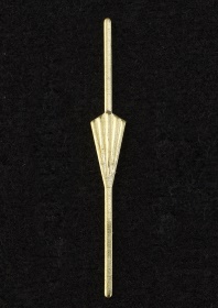 C90037  Arrow Head Straight Link 45mm Gold